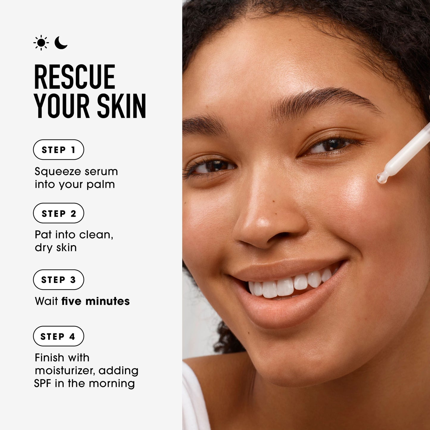 SKIN RESCUE Pure Smooth Serum with 5% Niacinamide and Chebula