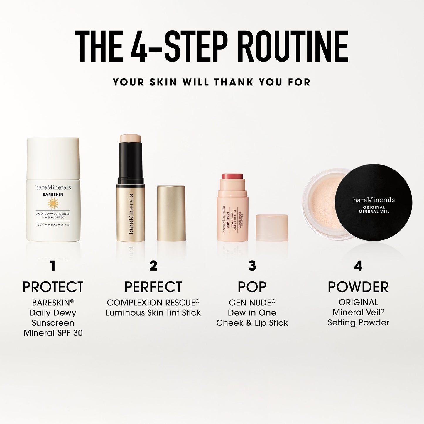 COMPLEXION RESCUE® Skin Tint Stick & GEN NUDE® Dew in One Glow Duo