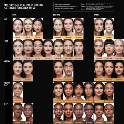 BAREPRO® Liquid Foundation & Luxe Brush Set